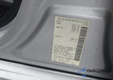 2016 Nissan Altima 2.5 S z USA, uszkodzony, nr VIN 1N4AL3AP8GN330965